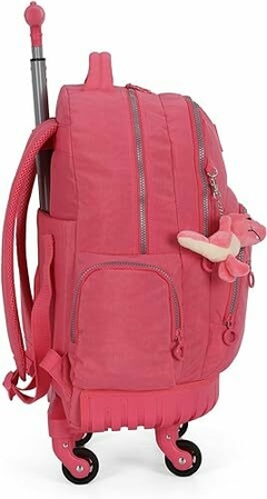 Mochila 4 Rodinhas Giro 360 Crinkle Notebook Up4you Pelucia MC47157UP Salmao LUXCEL 2024 - DecorToys Presentes & Brinquedos