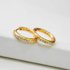 Argollita Sara cubic slim
