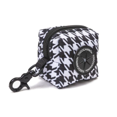 Poop Bag Holder Houndstooth