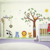 Adesivo de Parede Infantil Arvore Zoo Régua de Altura - comprar online