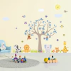 Adesivo de Parede Infantil Safari tom Pastel Quarto de meninos