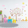 Adesivo de Parede Infantil Tom Pastel Arvore Animais