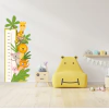 Adesivo Safari Infantil com Régua de Crescimento - Decoração de Parede