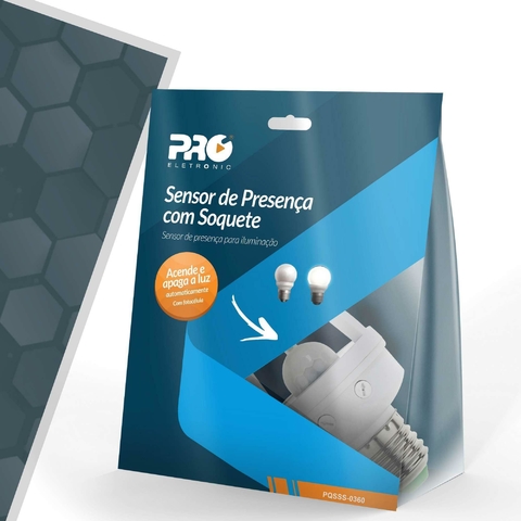 Sensor De Presença Soquete 360 ​​Graus Pqsss-0360