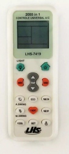 Controle De Ar Condicionado Universal (lhs-7419)