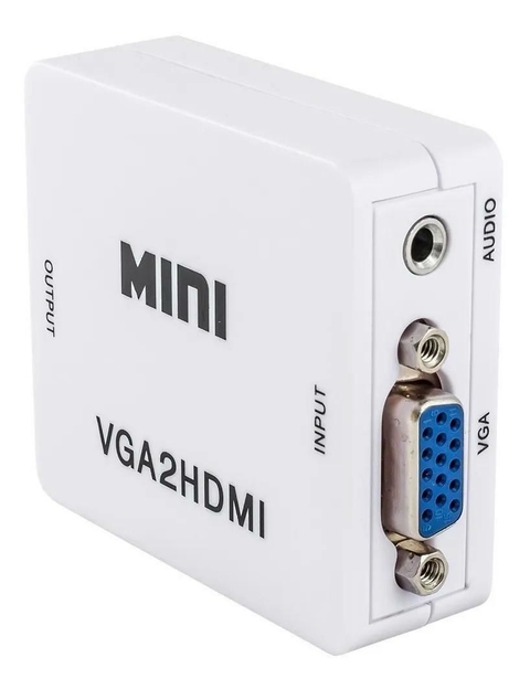 Mini Adaptador Conversor Vga Para Hdmi