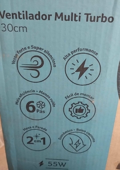 Ventilador Mesa Multilaser Vl301 30Cm Multi Turbo 30 55W na internet