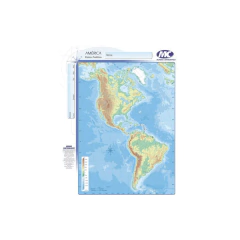 Mapa n3 AMÉRICA físico político
