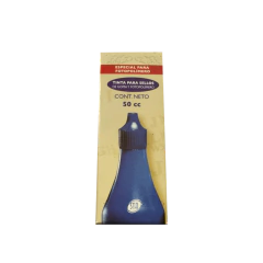 Tinta para sello señorita 50 cc azul