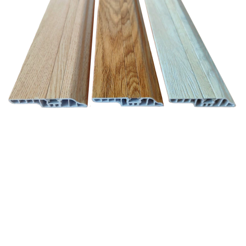 Zocalo Cypres Pvc Eps Anti Humedad Piso Vinilico 8 Cm Simil Madera