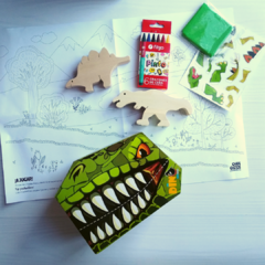 Box Pochoclera Dinos - comprar online