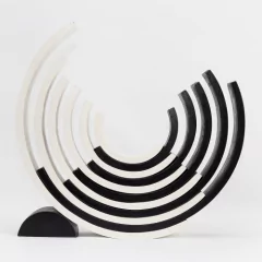 Arcoiris Doble Blanco y Negro WALDORF - comprar online
