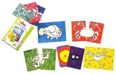 Cartas Partidas - Fichas Animales para Armar