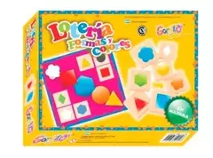 Lotería Formas y Colores - Fichas de Madera - comprar online