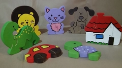 Puzzle Madera 3 piezas