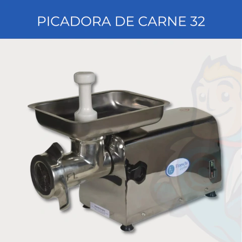 Picadora De Carne Fineschi Legitima 32 Bandeja Cuadrada - comprar online