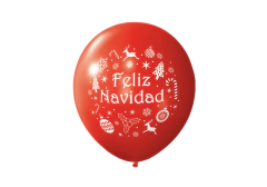 12 PULGADAS PERLADO VERDE Y ROJO - NAVIDAD en internet