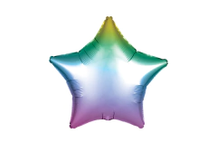 ESTRELLA RAINBOW PASTEL - 18 PULGADAS