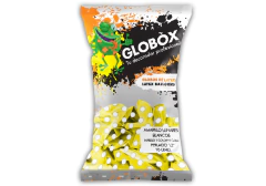 12 PULGADAS PERLADO AMARILLO LUNARES BLANCOS - comprar online