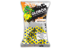 12 PULGADAS PERLADO AMARILLO LUNARES AZULES - comprar online