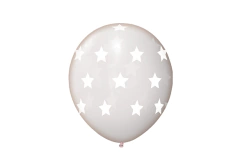 14 PULGADAS CRISTAL ESTRELLAS BLANCAS