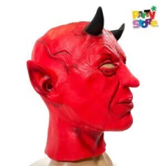 MASCARA DE LATEX LUCIFER - Cotillon la Morena
