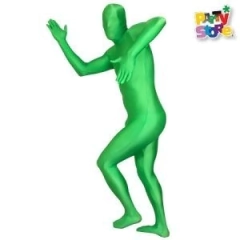 DISFRAZ NEON ZENTAI FLUO VERDE GRANDE