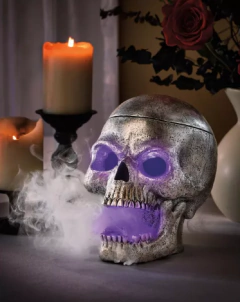 calavera humeante