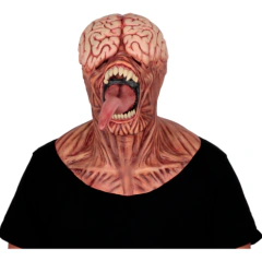 Máscara de látex de lujo de Licker (Resident Evil) con cuello - comprar online