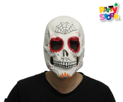 MASCARA DE LATEX CALACA - CALAVERA DE AZUCAR