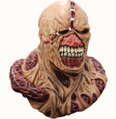 Máscara de látex deluxe Resident Evil Nemesis con cuello