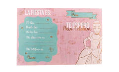 PRINCESAS INVITACIONES - comprar online