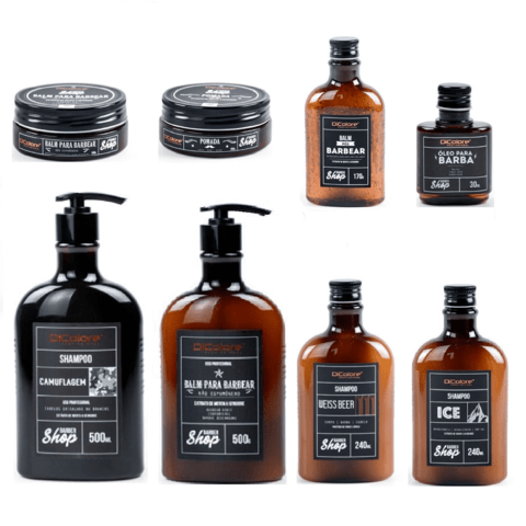 Kit Dicolore Barbershop Barbearia Completa 8 Produtos