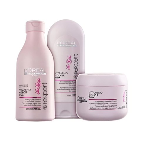 Kit Loreal Professionnel Vitamino Color A-OX Pequeno 3 Produtos