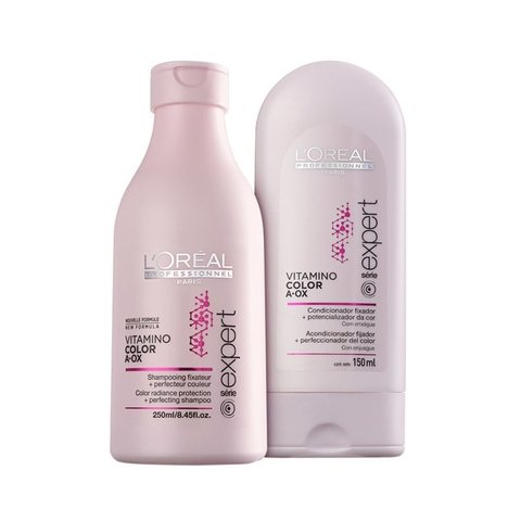 Kit Loreal Professionnel Vitamino Color A-OX Shampoo 300ml + Condicionador 200ml