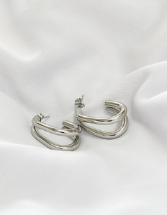 Argola dupla Aço Inox - comprar online