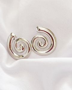 Brincos redondos em espiral - comprar online