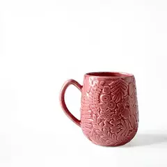 Taza de cerámica (Coral) - Tienda Nido