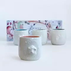 Vasos para café (Celeste) - Tienda Nido
