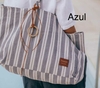 Bolso tusor Azul