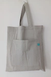 Bolsa de tela (gris claro)