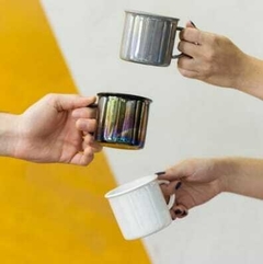 Taza de cerámica nacarada blanca en internet