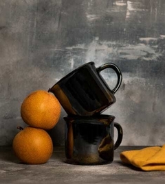 Taza de cerámica nacarada blanca - comprar online