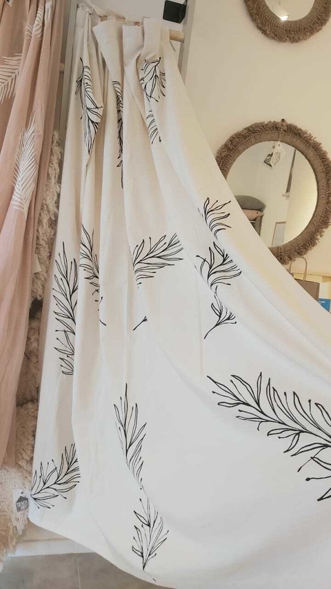 Cortina de baño estampada