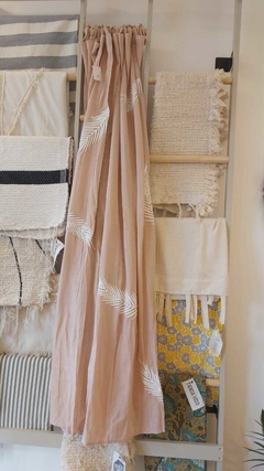 Cortina de baño estampada (rosa viejo) - comprar online