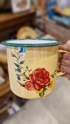 Hervidor enlozado (Rosas)