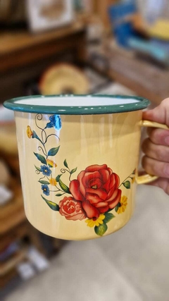 Hervidor enlozado (Rosas)