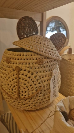 Canasta de palma (Osito)