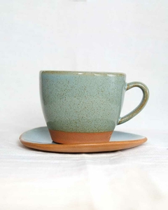 Taza Gres con platito - comprar online