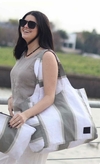Bolso tusor con neceser